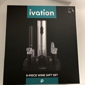 Ivation 9 Piece Wine Gift Set - New in Box